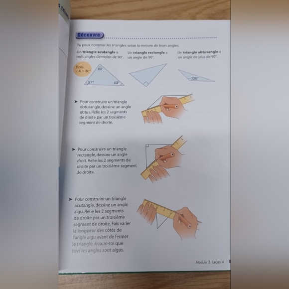 Grade 5 Math Learning School Book Chenelière Mathématiques (French) Hardcover - Picture 12 of 13